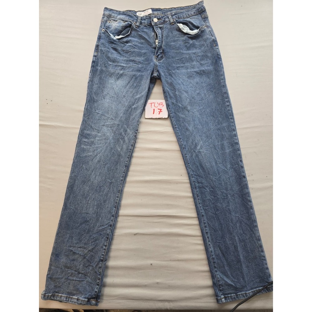 Gap Original Straight Leg Jeans Mens 32x32 Medium Wash Blue Denim